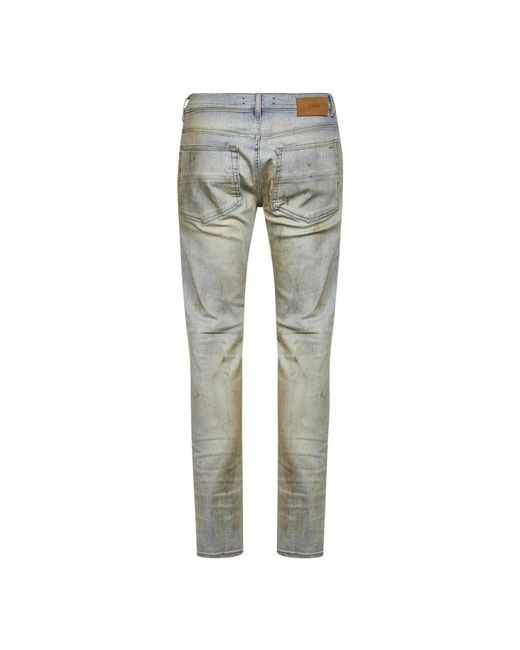 Amiri Gray Straight Fit Jeans for men
