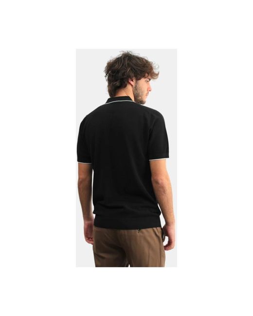 Tops > polo shirts Paolo Pecora pour homme en coloris Black