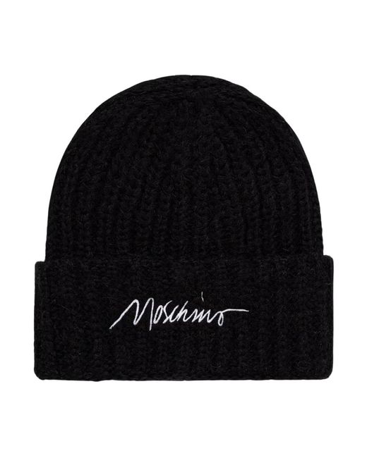 Moschino Black Strickmütze
