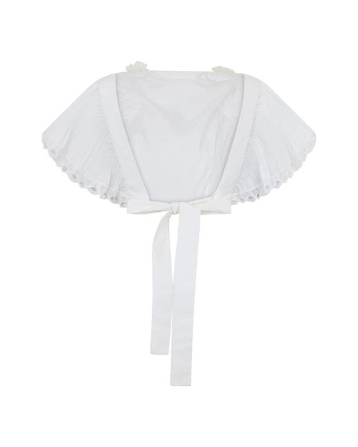 Alberta Ferretti White Blouses