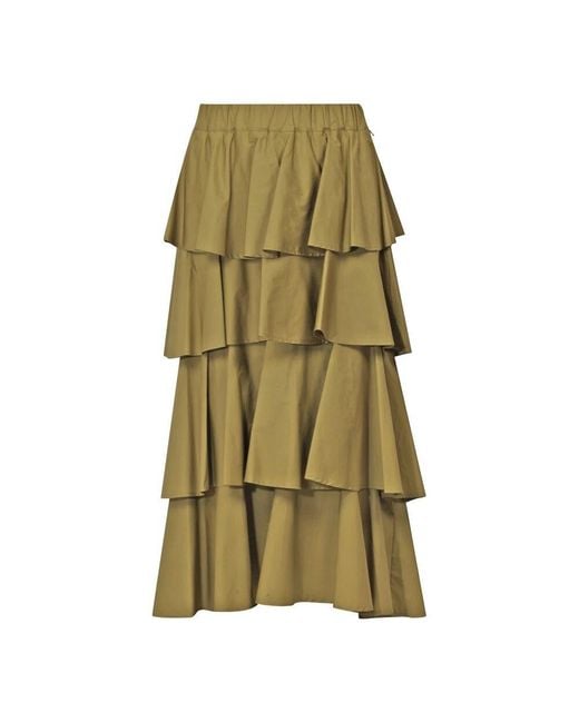 Souvenir Clubbing Green Midi Skirts