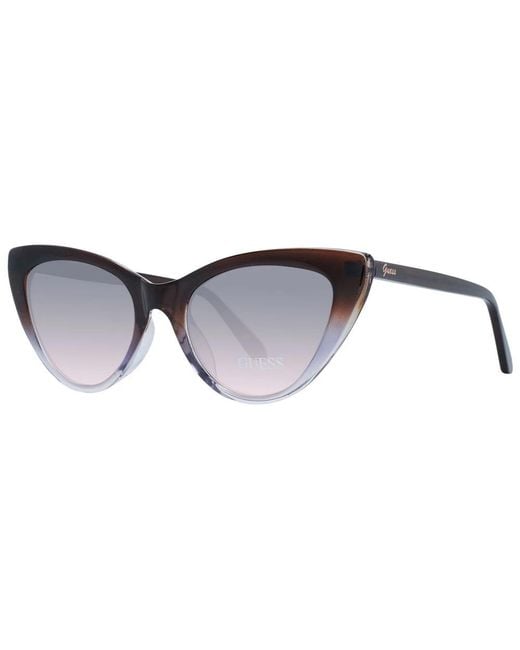 Occhiali da sole cat eye marroni da donna di Guess in Brown