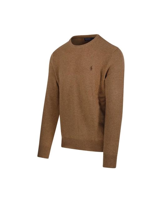 Ralph Lauren Long Sleeve Pullover in het Brown voor heren