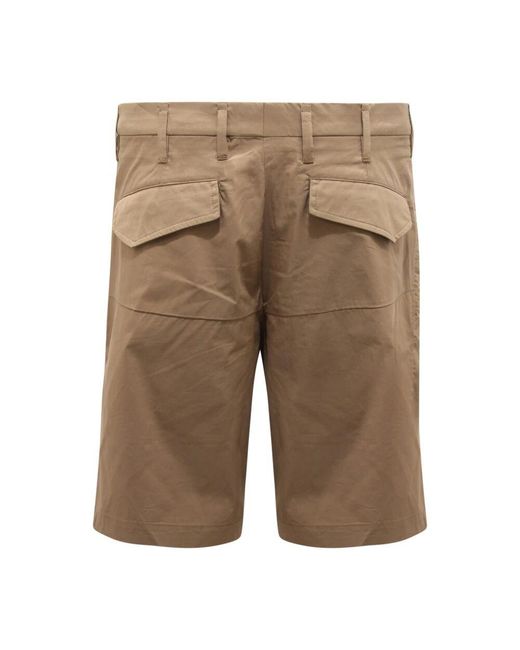 Neil Barrett Lockere Militär-Patch-Bermuda-Shorts in Natural für Herren