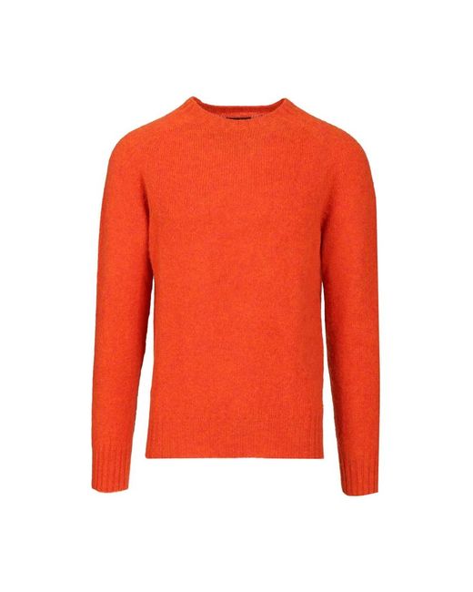 Howlin' By Morrison Orange Round-Neck Knitwear for men