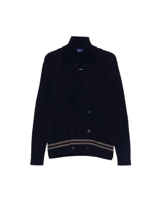 Cardigans Drumohr de hombre de color Blue