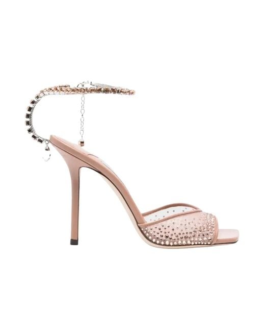Jimmy Choo Pink High Heel Sandals