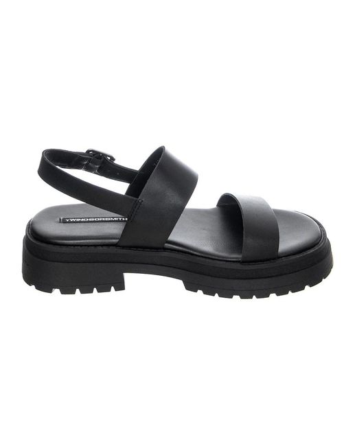 Flat Sandals Windsor Smith en coloris Black