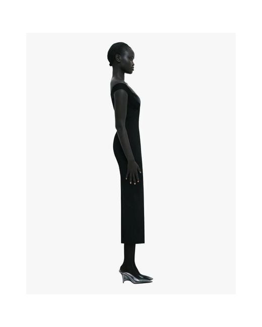 Galvan Black Party Dresses