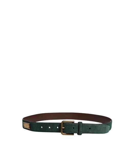 Dolce & Gabbana Green Belts for men