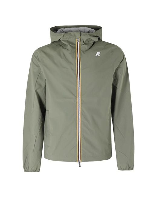 K-Way Green Light Jackets for men