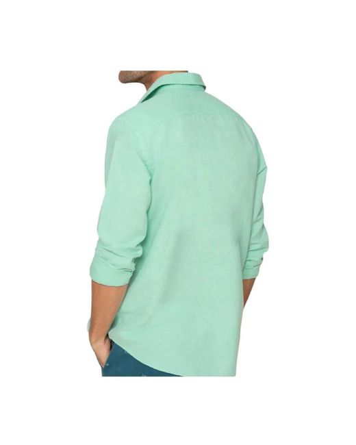 Scotta Green Casual Shirts for men