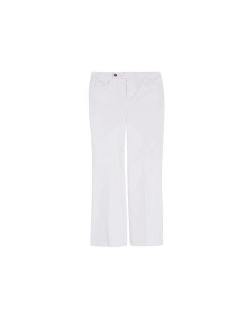 Liu Jo White Cropped Jeans