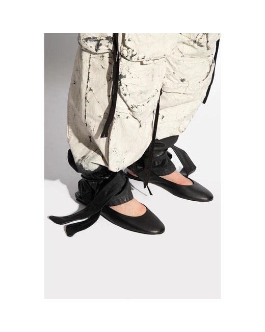 The Attico Ballerinas in het Black