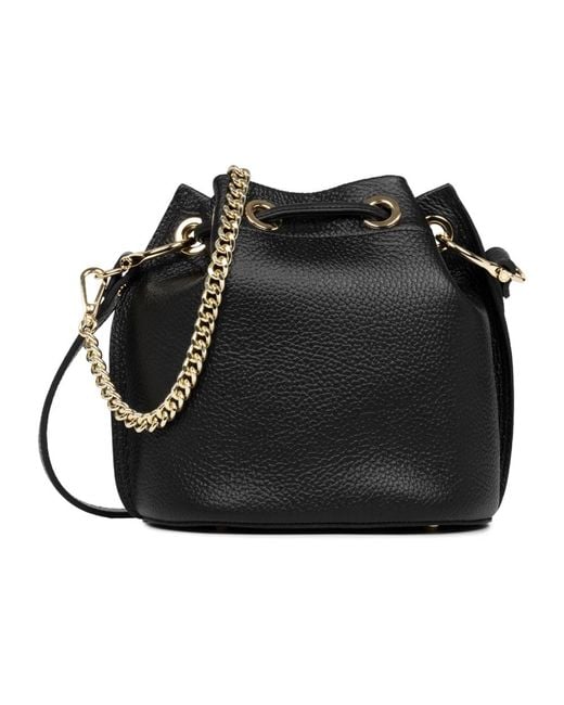 Lancaster Black Bucket Bags
