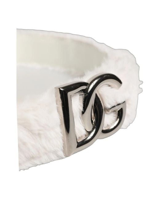 Dolce & Gabbana Metallic Belts for men