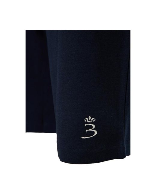 Barba Napoli Shorts aus baumwollmischung mit seitentaschen in Blue für Herren
