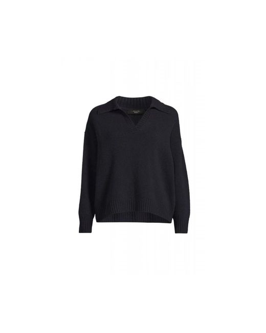 Weekend by Maxmara Blue V-Neck Knitwear