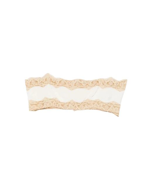 Bode Ondergoed ,Trousseau Lace Bra in het Natural