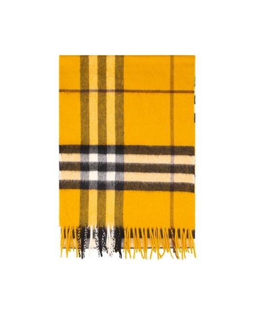 Burberry Yellow Winter Scarves