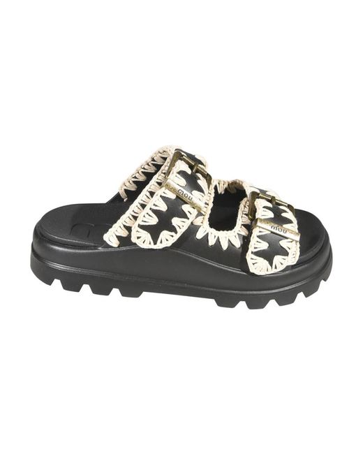 Sliders Mou en coloris Black