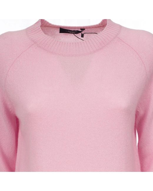Weekend by Maxmara Pink Round-Neck Knitwear