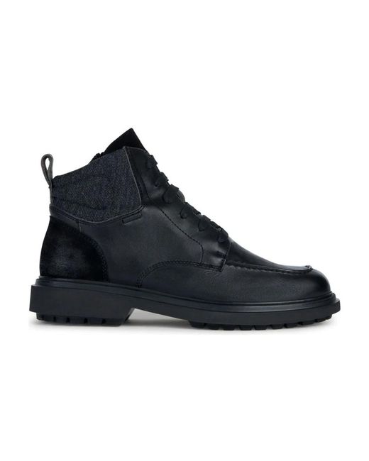 Geox Blue Lace-Up Boots for men