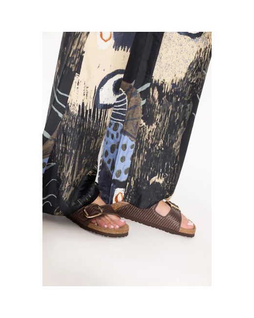 Birkenstock Brown Sliders