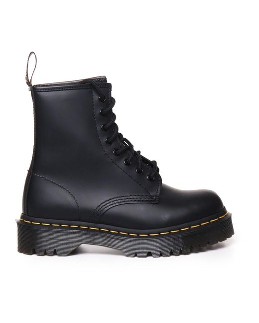 Botas de mujer dr. martens de color negro con plataforma deals