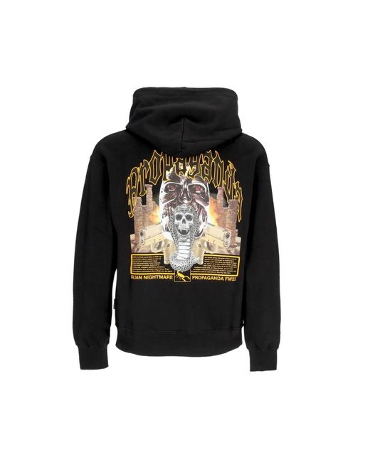 Propaganda Black Hoodies for men