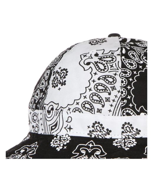 KTZ Accessoires ,Zwart ,Katoen Paisley Explorer Bucket Hat in het Black voor heren