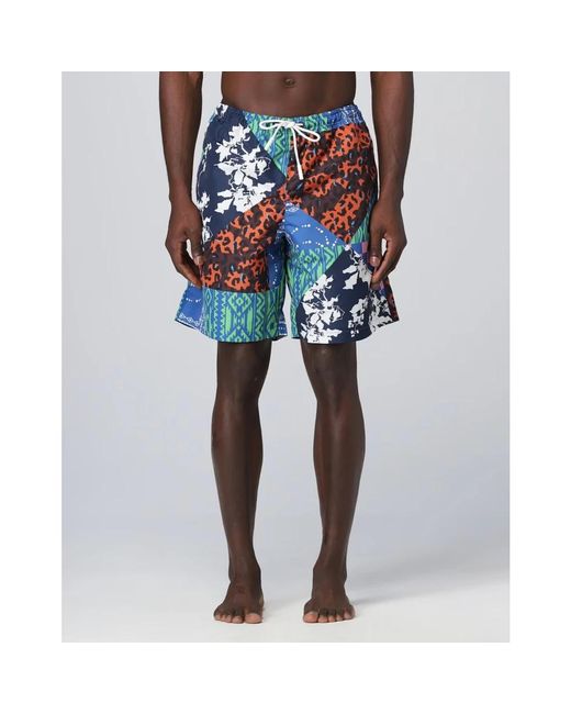 Marcelo Burlon Blue Beachwear for men