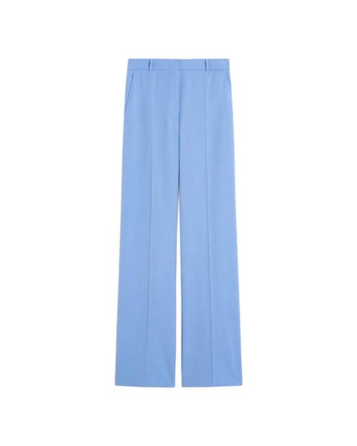 Max Mara Blue Wide Trousers