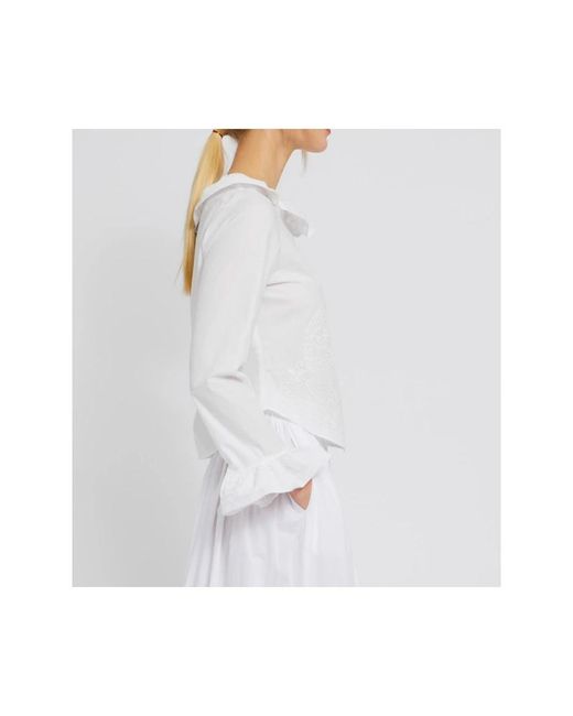 Laurence Bras White Blouses