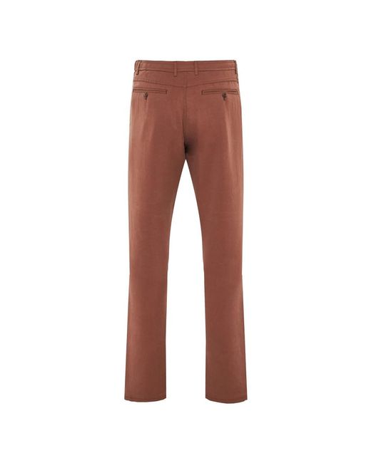 Canali Red Straight Trousers for men