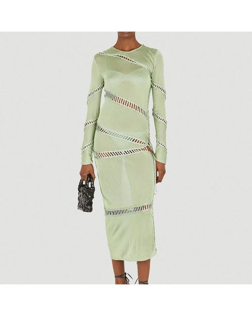 Isa Boulder Green Maxi Dresses