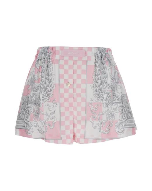 Versace Pink Short shorts