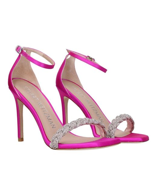 Stuart Weitzman Pink High Heel Sandals