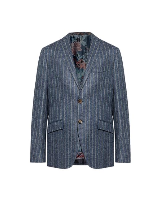 Etro Blue Blazers for men