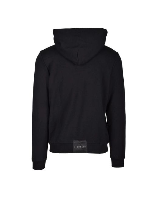 John Richmond Black Hoodies for men