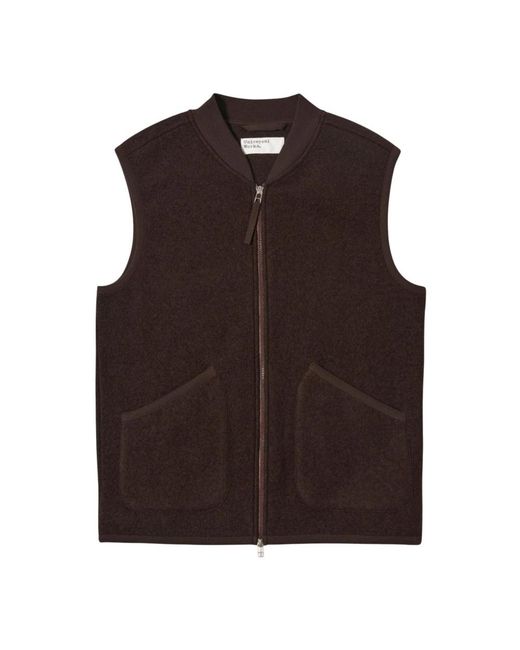 Universal Works Brown Vests for men