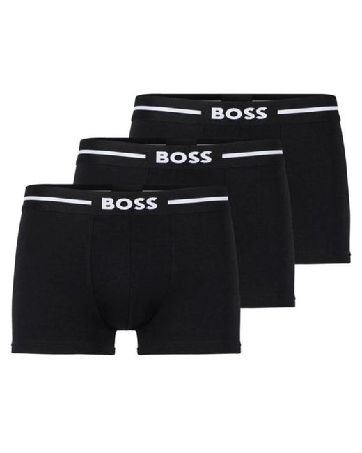 Boss Ondergoed ,Zwart ,Katoen Zwarte Boxershorts Set in het Black voor heren