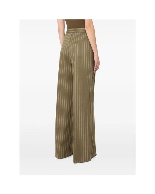 Max Mara Green Wide Trousers