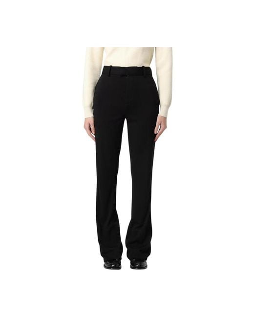 Bottega Veneta Wide Trousers in het Black