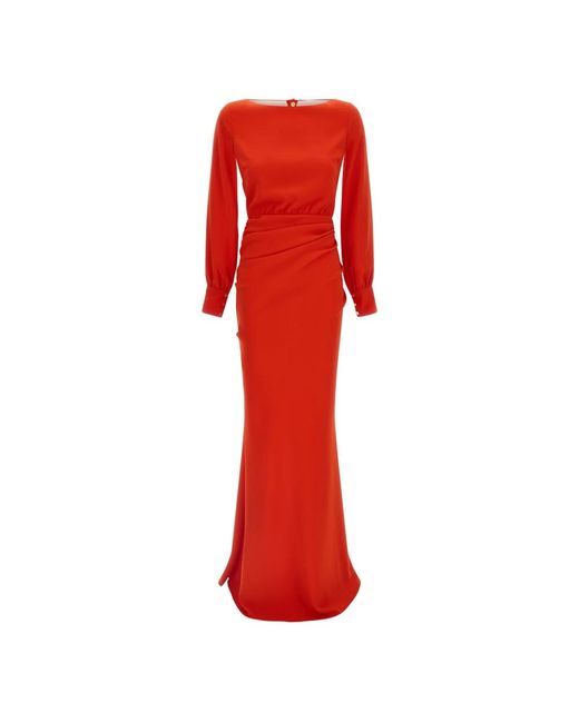 Elisabetta Franchi Red Gowns