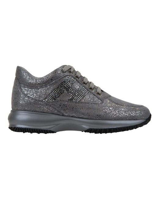 Hogan Gray Wildleder-sneaker