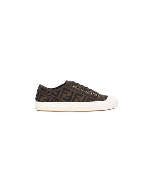 Fendi Brown Sneakers