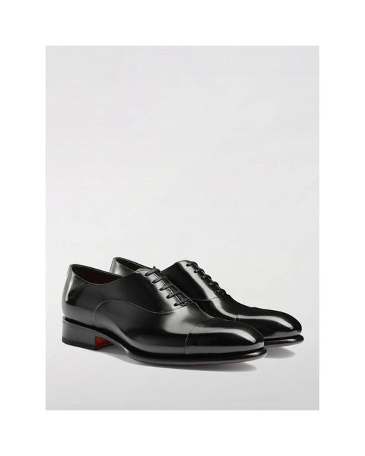 Business Shoes di Santoni in Black da Uomo