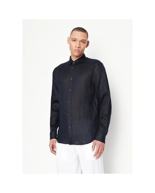ARMANI EXCHANGE Overhemd in het Blue voor heren