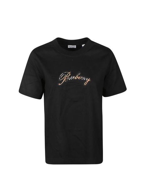 Burberry Black T-Shirts